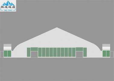 tiendas resistentes ULTRAVIOLETA del tejado blanco de alta resistencia de la aleación de aluminio de los 30x60M, tienda condicionada aire exterior