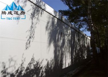 Tienda grande de Warehouse de la estructura de aluminio al aire libre clara del palmo modificada para requisitos particulares