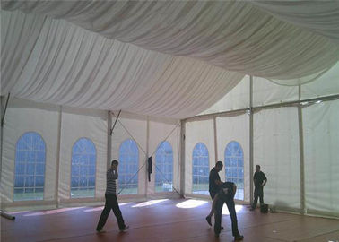 Tiendas de acero del acontecimiento de la boda de la estructura fuerte medias con el sistema completo de flancos