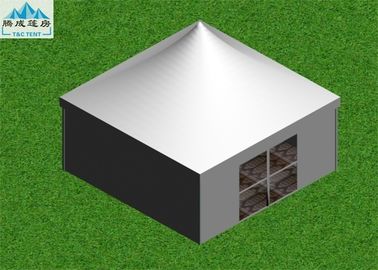 tienda del Gazebo de la pagoda de los 5x5m con la cubierta blanca del tejado del PVC del marco de aluminio para el festival de vino